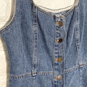 Urban outfitters button front denim dress